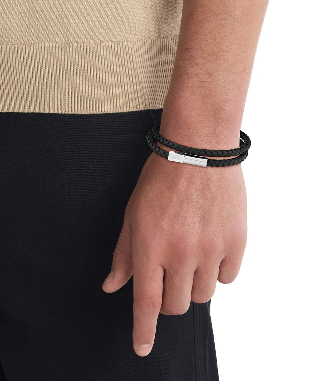Calvin Klein Armband CJ35100042 Heren Zwart 39 cm