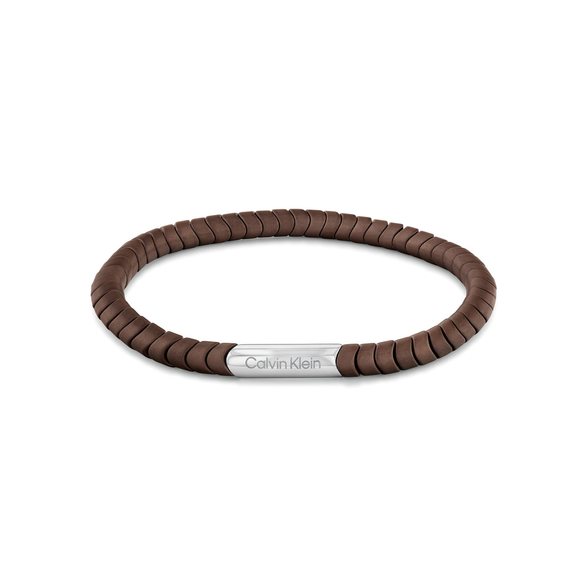Calvin Klein Armband CJ35100053 Heren Bruin 19,5 cm