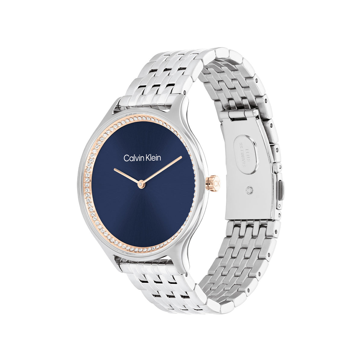 Calvin Klein Dames Horloge CK25100001 38 mm Zilverkleurig