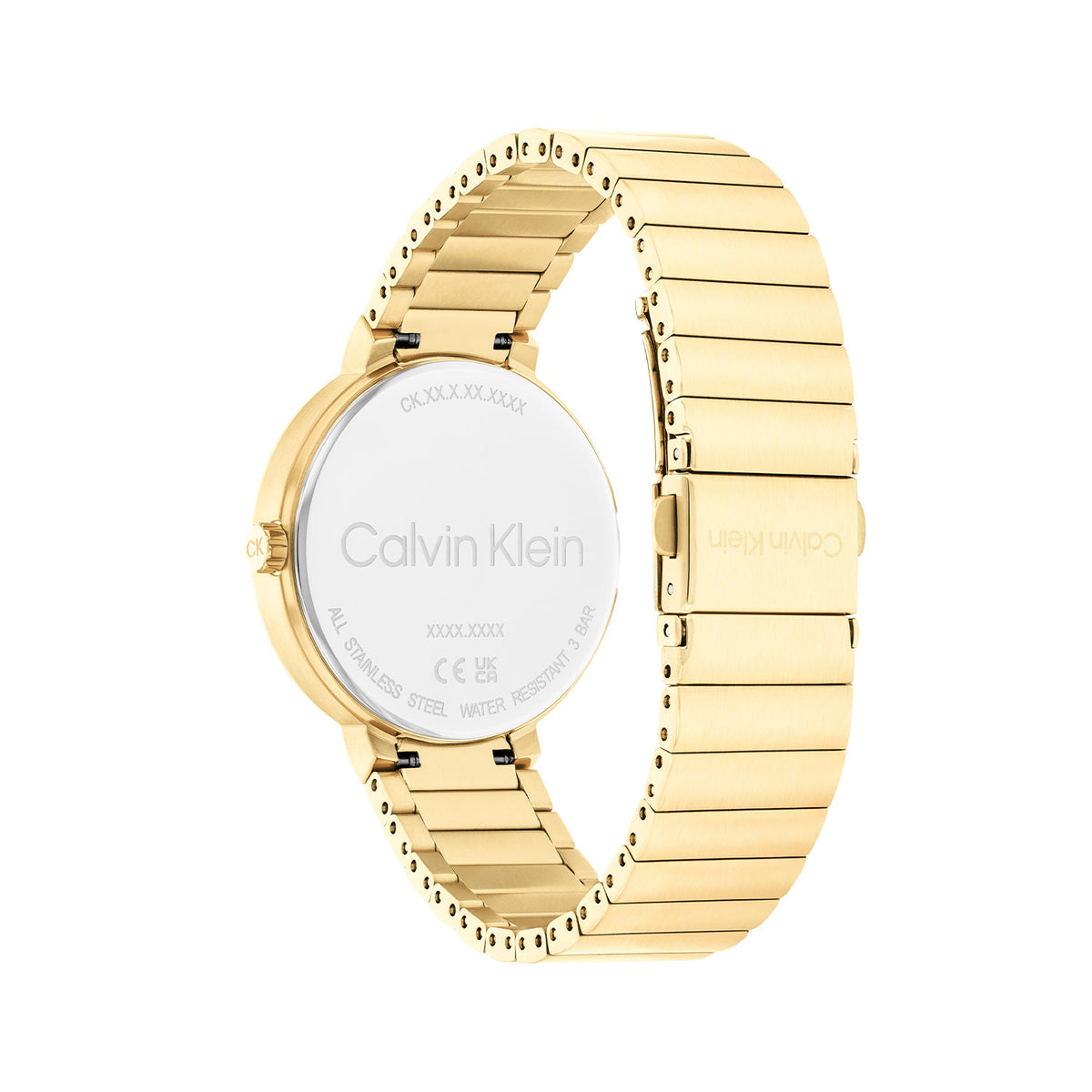 Calvin Klein Dames Horloge CK25100030 36 mm Goudkleurig