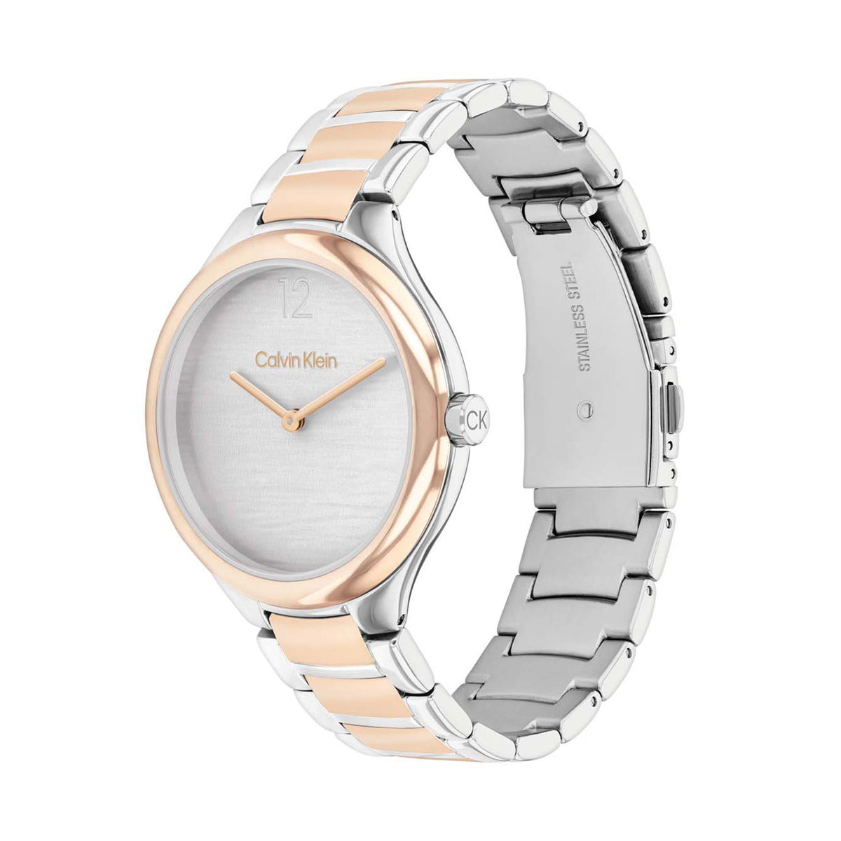 Calvin Klein Dames Horloge CK25100049 38 mm Zilverkleurig