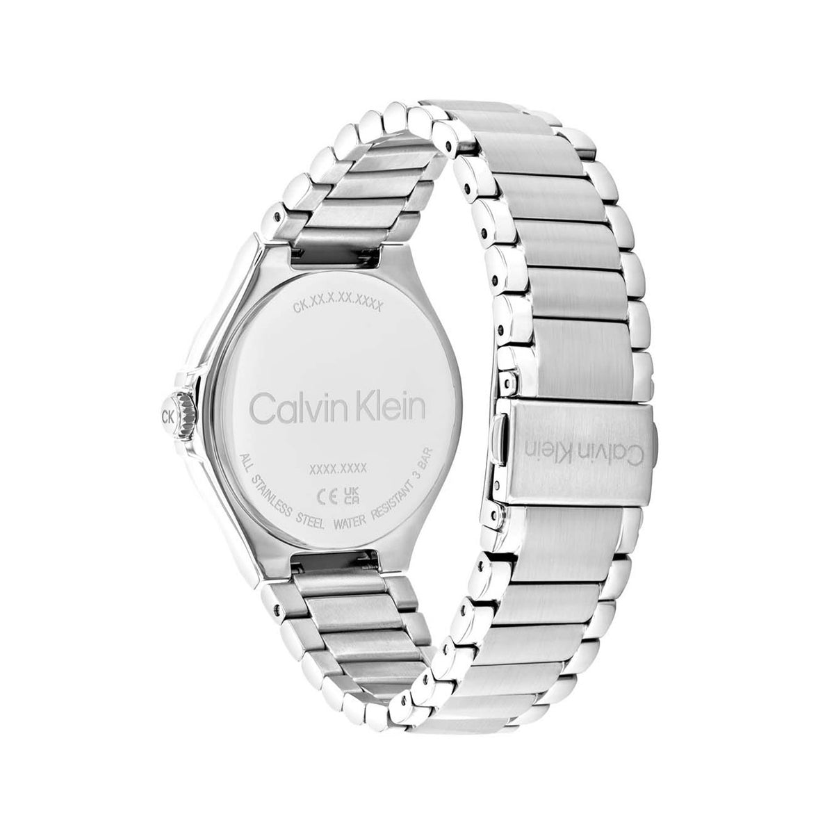 Calvin Klein Dames Horloge CK25100054 38 mm Zilverkleurig