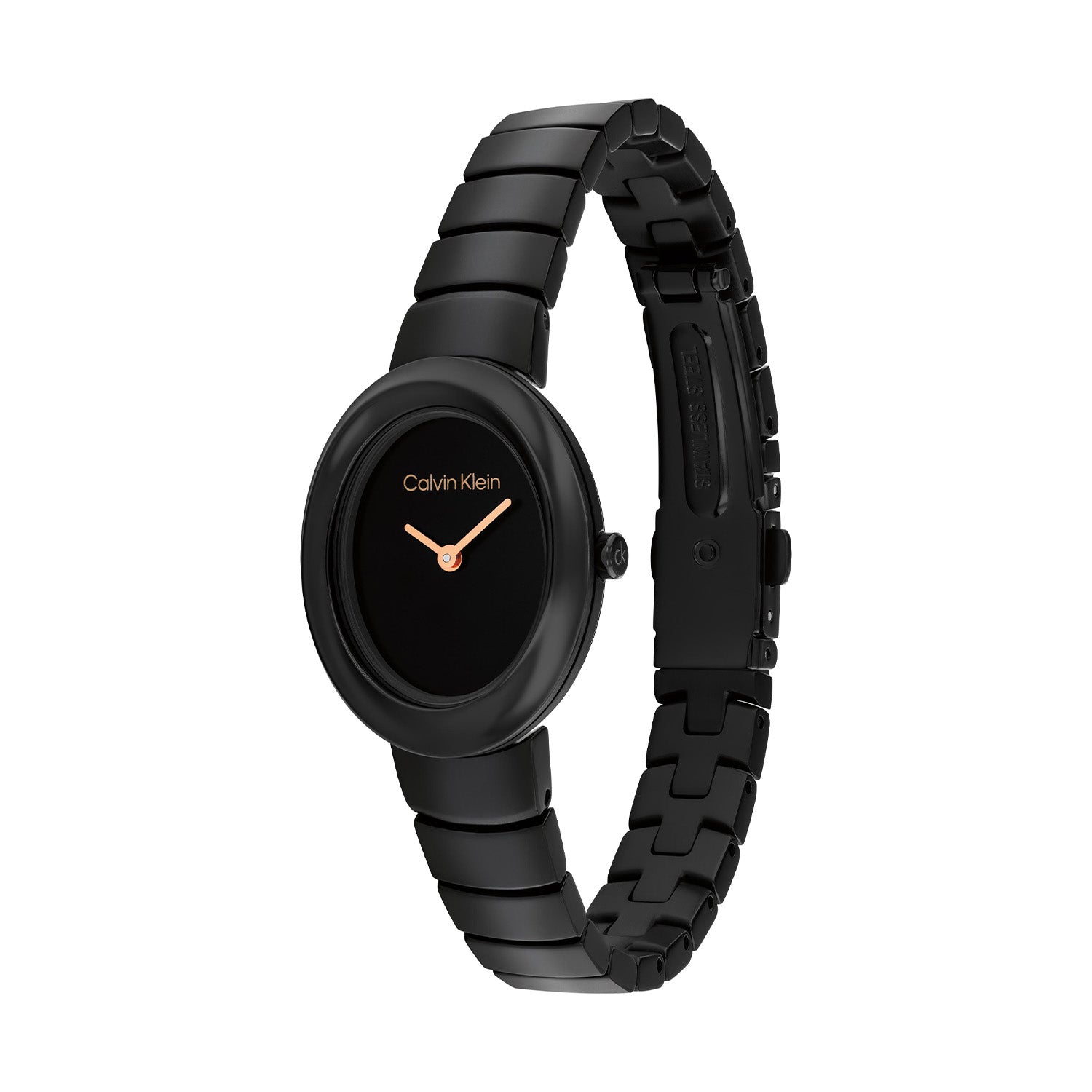 Calvin Klein Dames Horloge CK25100150 Zwart 24 mm - PansiteNederland.nl