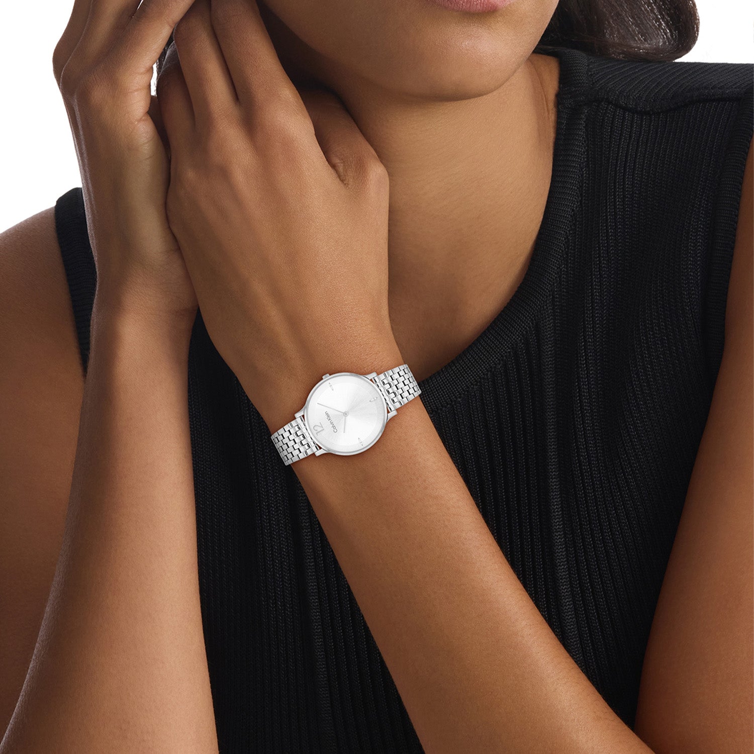 Calvin Klein Dameshorloge CK25100169 Zilverkleurig 34 mm