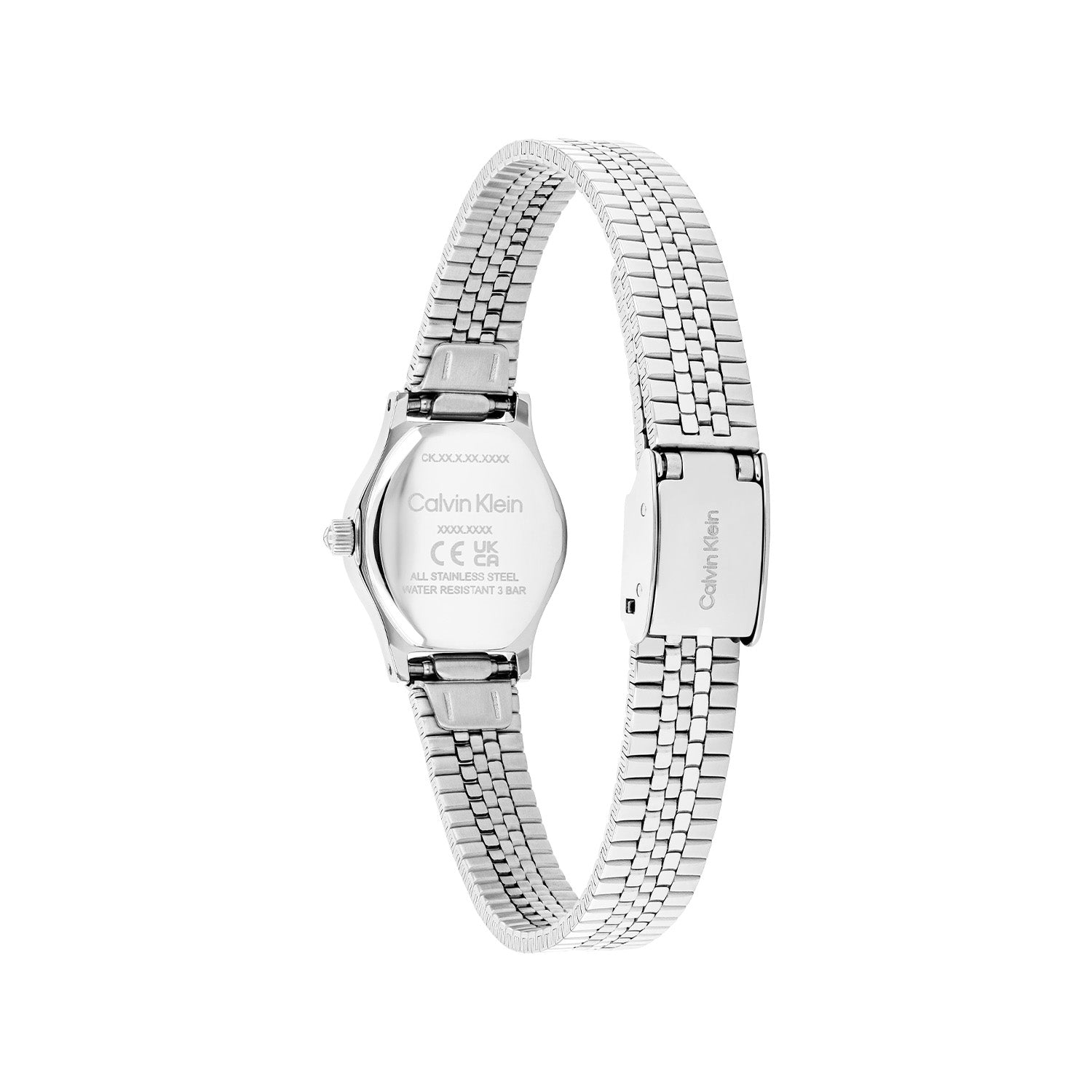 Calvin Klein Dames Horloge CK25100200 Zilverkleurig 18 mm - PansiteNederland.nl