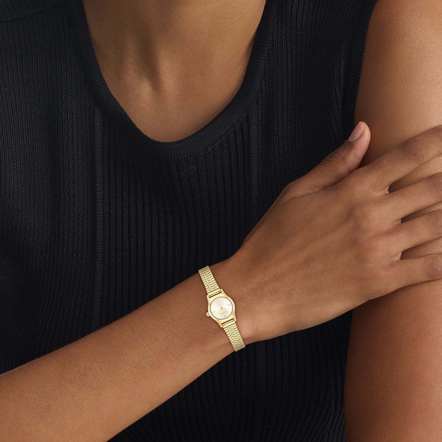 Calvin Klein Dames Horloge CK25100201 Goudkleurig 18 mm - PansiteNederland.nl