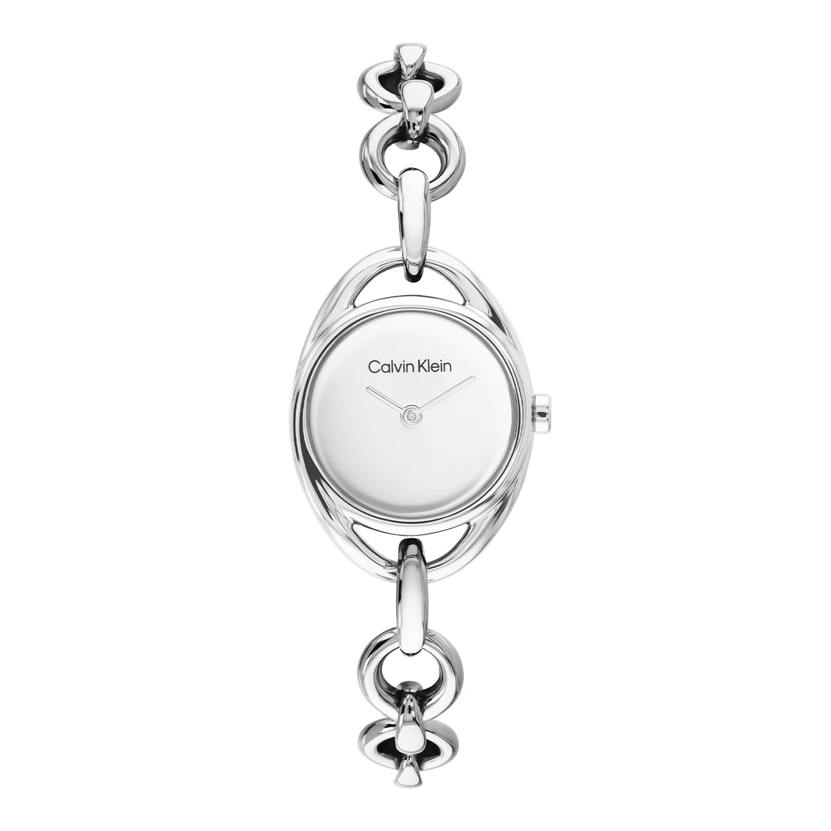 Calvin Klein Dames Horloge CK25100210 21 mm Zilverkleurig