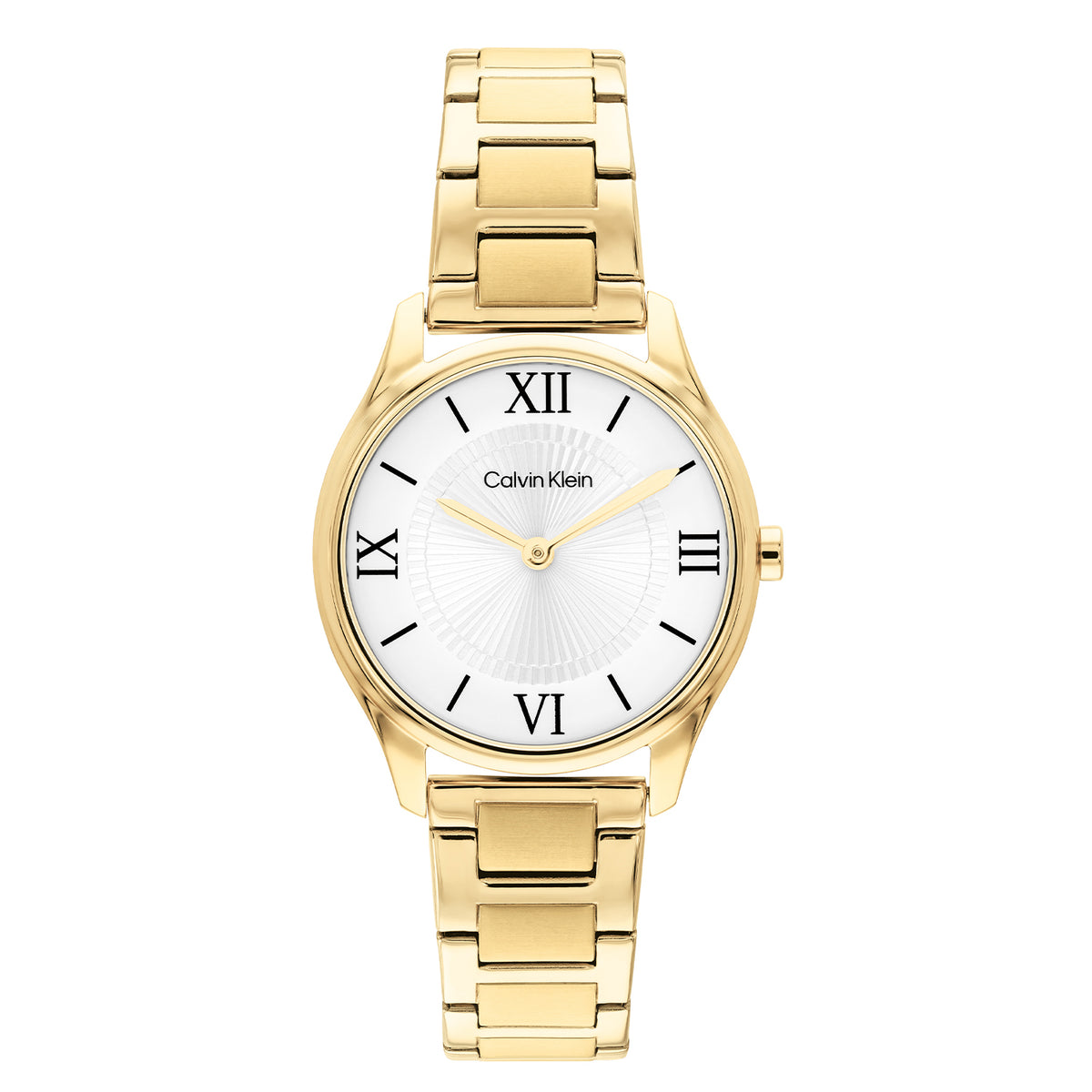 Calvin Klein Dames Horloge CK25100214 28 mm Goudkleurig