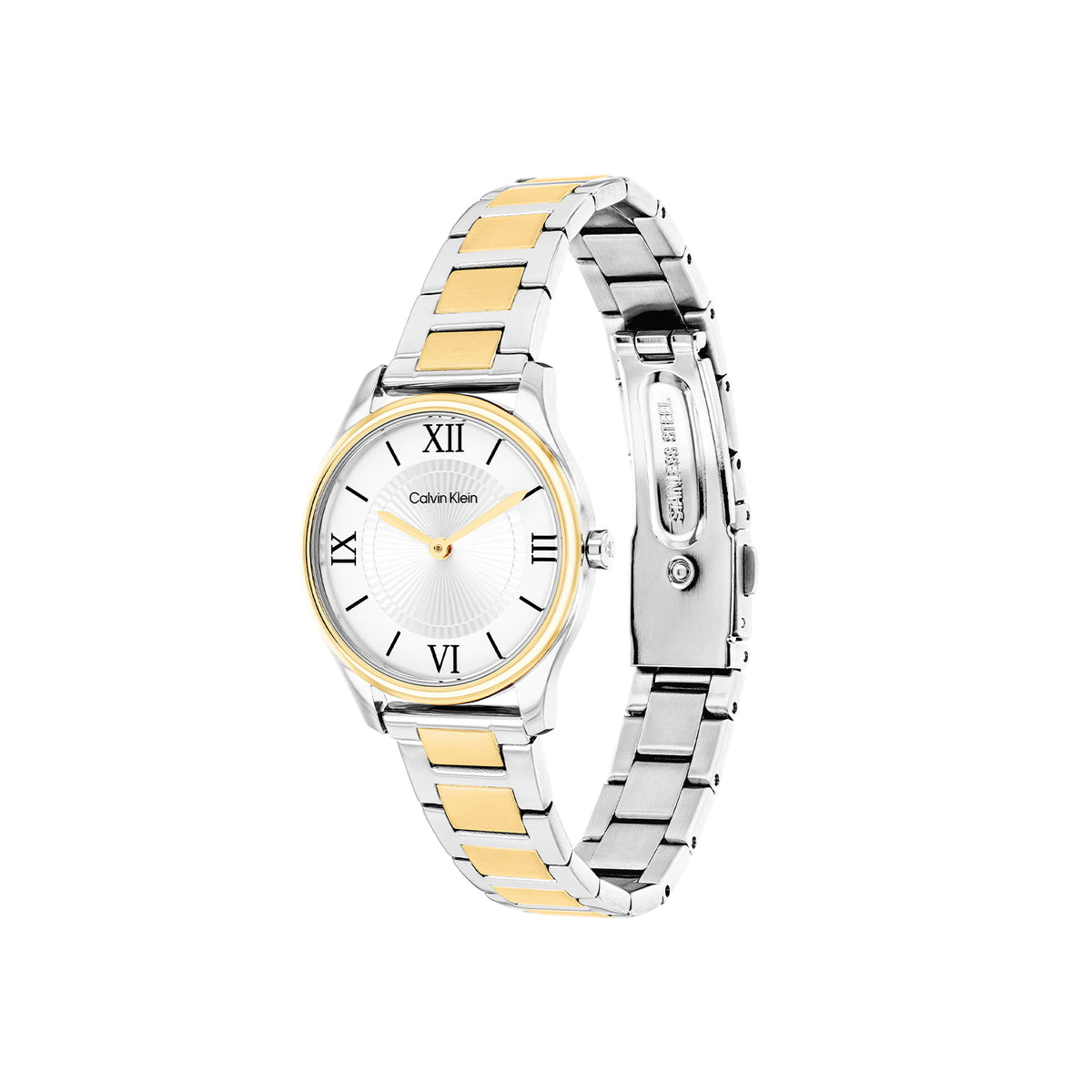 Calvin Klein Dames Horloge CK25100215 28 mm Zilverkleurig