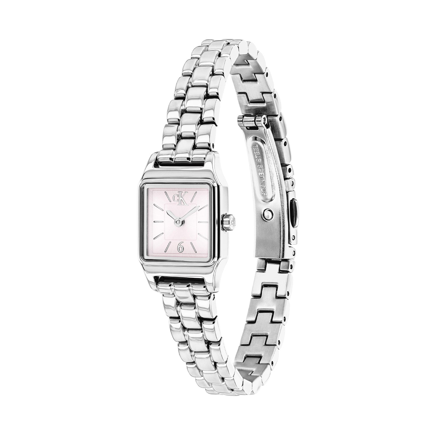 Calvin Klein Dames Horloge CK25100232 16 mm Zilverkleurig