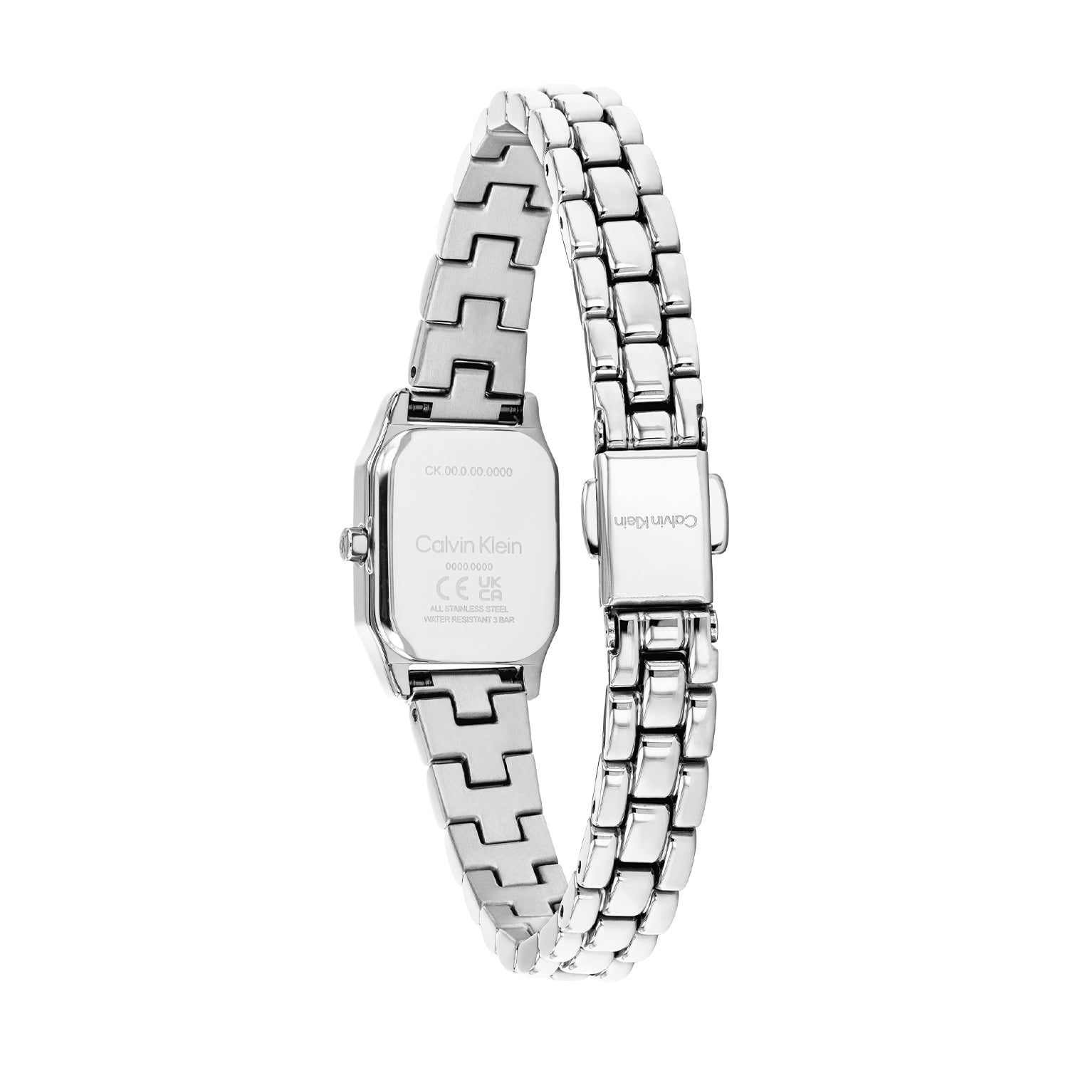 Calvin Klein Dames Horloge CK25100232 16 mm Zilverkleurig