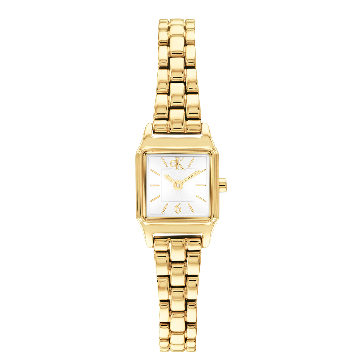 Calvin Klein Dames Horloge CK25100233 16 mm Goudkleurig