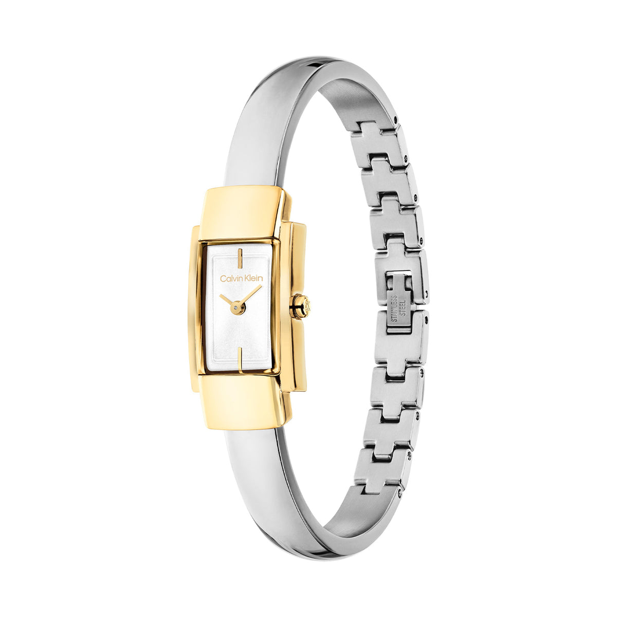 Calvin Klein Dames Horloge CK25100238 15 mm Goudkleurig