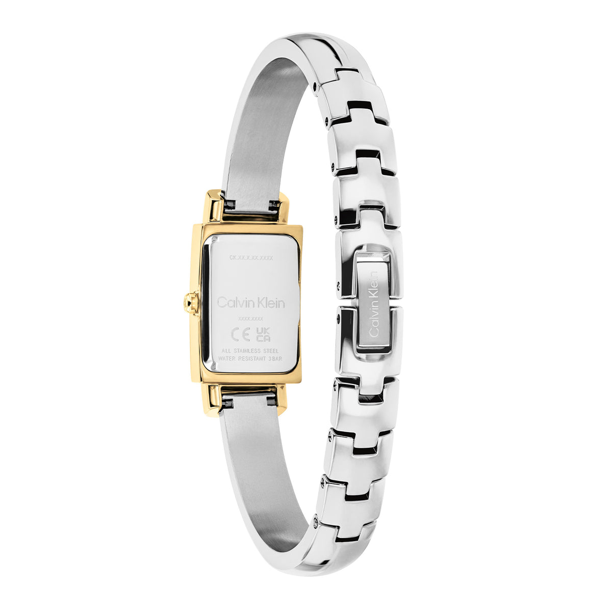 Calvin Klein Dames Horloge CK25100238 15 mm Goudkleurig