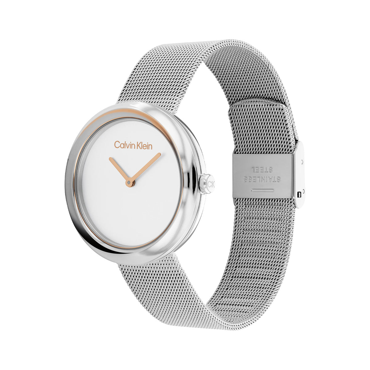 Calvin Klein Dames Horloge CK25200011 34 mm Zilverkleurig