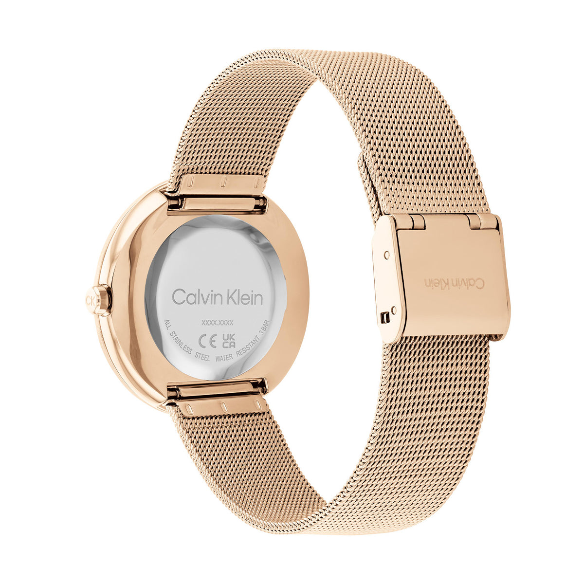Calvin Klein Dames Horloge CK25200013 34 mm Staal / Zacht rosékleurig