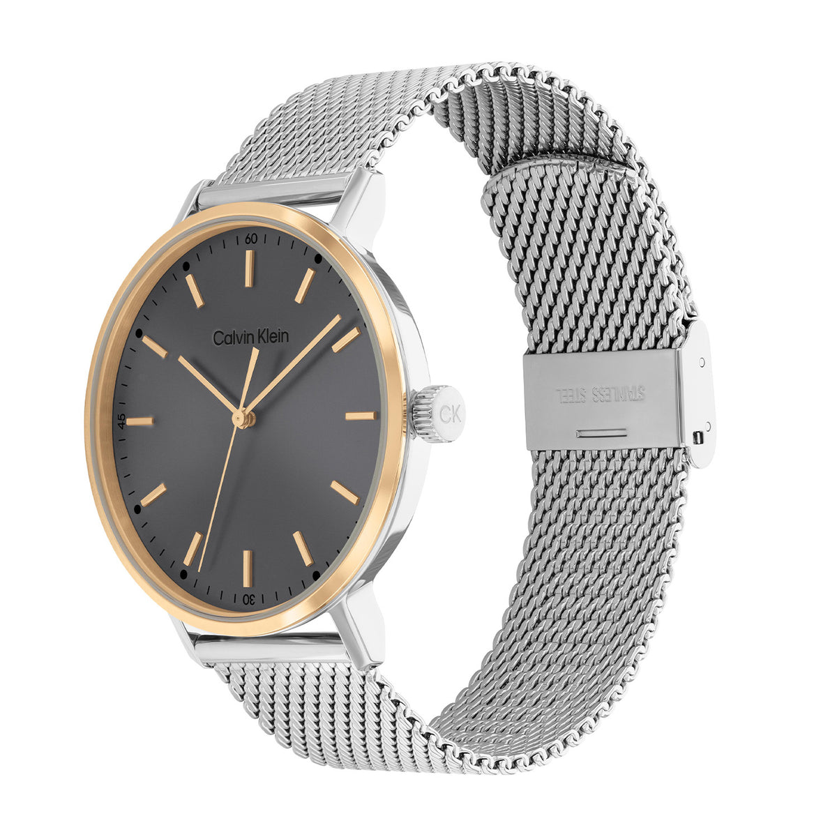 Calvin Klein Heren Horloge CK25200047 42 mm Zilverkleurig