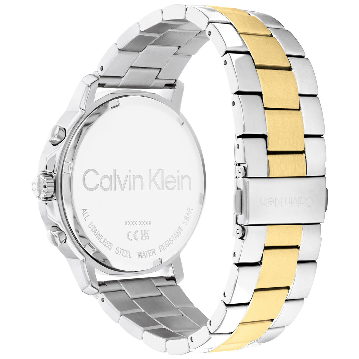 Calvin Klein Heren Horloge CK25200070 46 mm Zilverkleurig