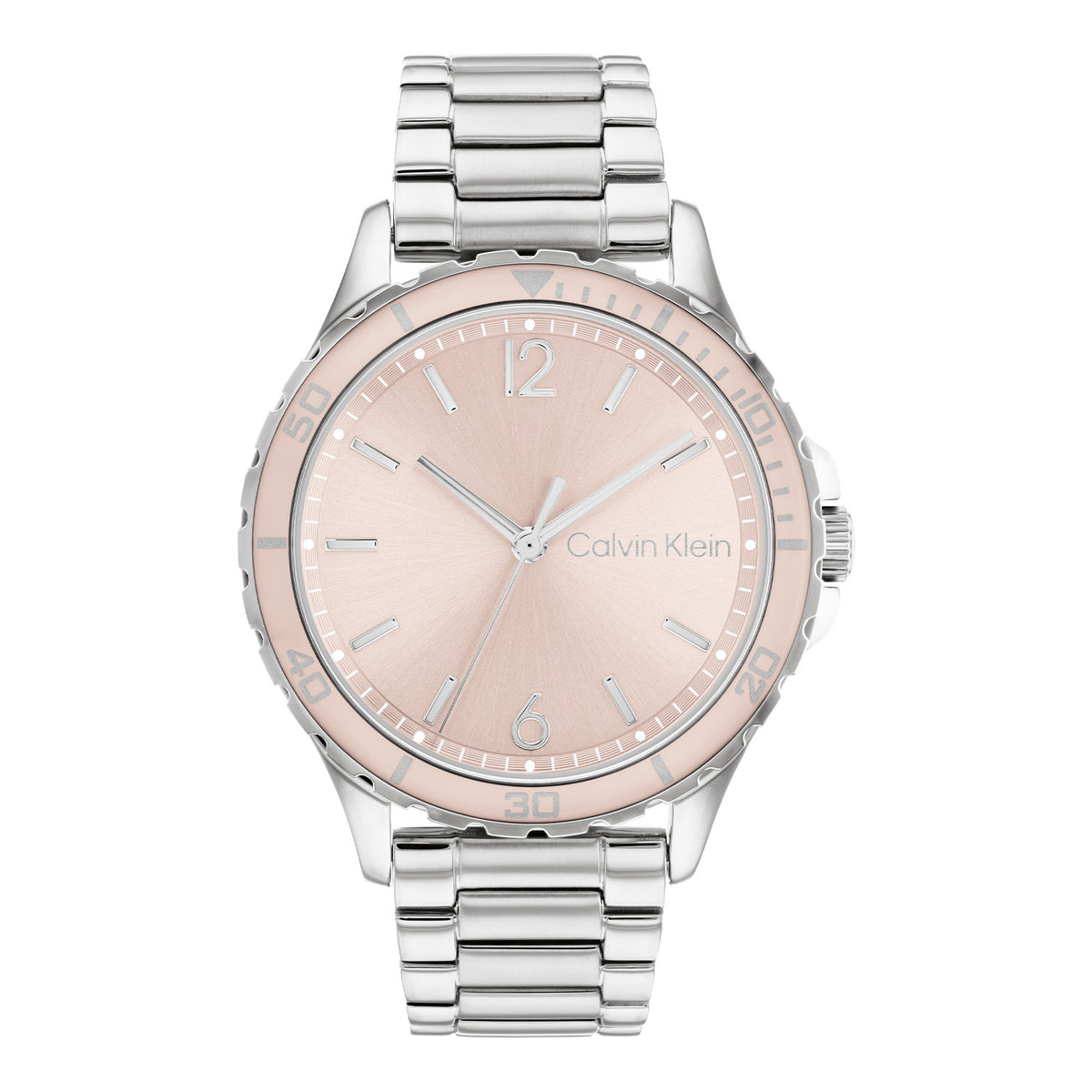 Calvin Klein Dames Horloge CK25200096 38 mm Zilverkleurig