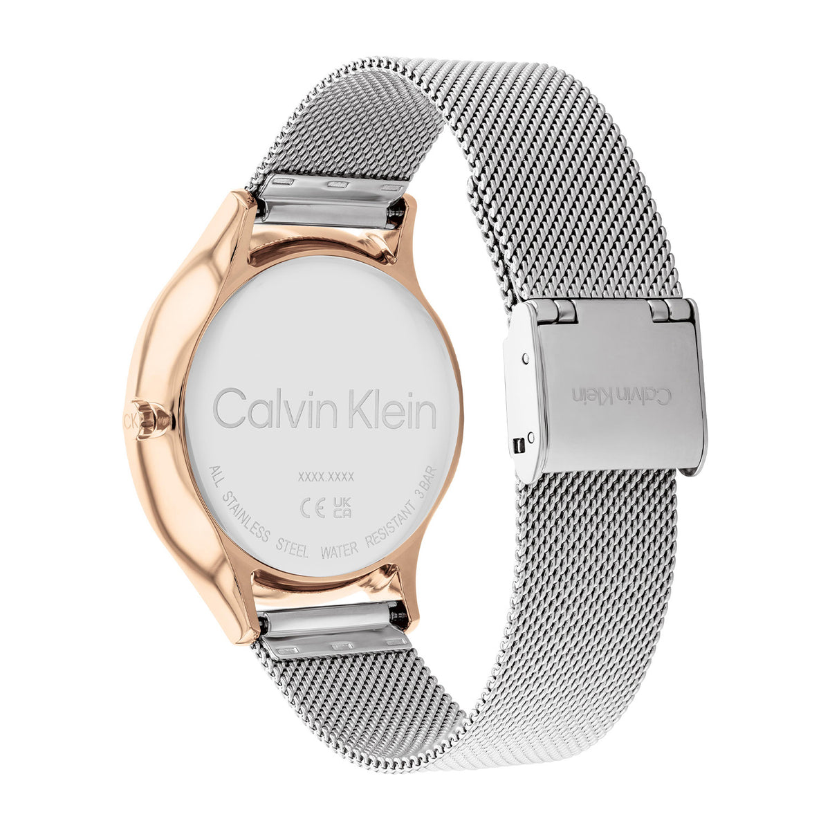 Calvin Klein Dames Horloge CK25200106 38 mm Rosékleurig