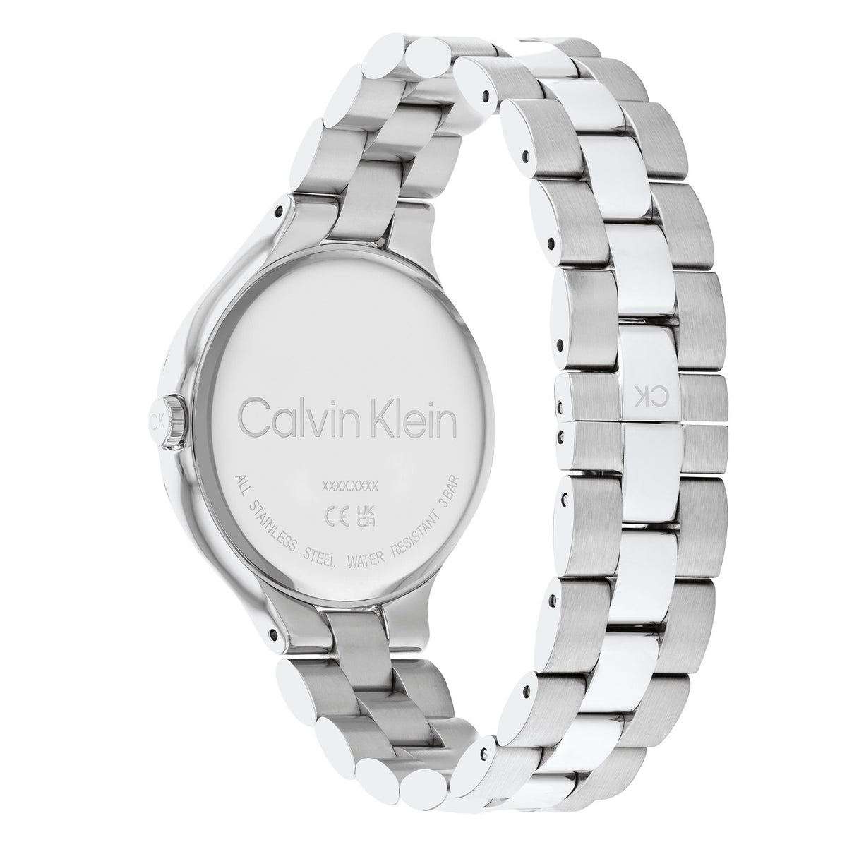 Calvin Klein Dames Horloge CK25200128 38 mm Zilverkleurig