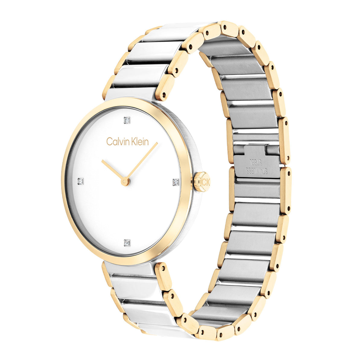 Calvin Klein Dames Horloge CK25200134 36 mm Goudkleurig