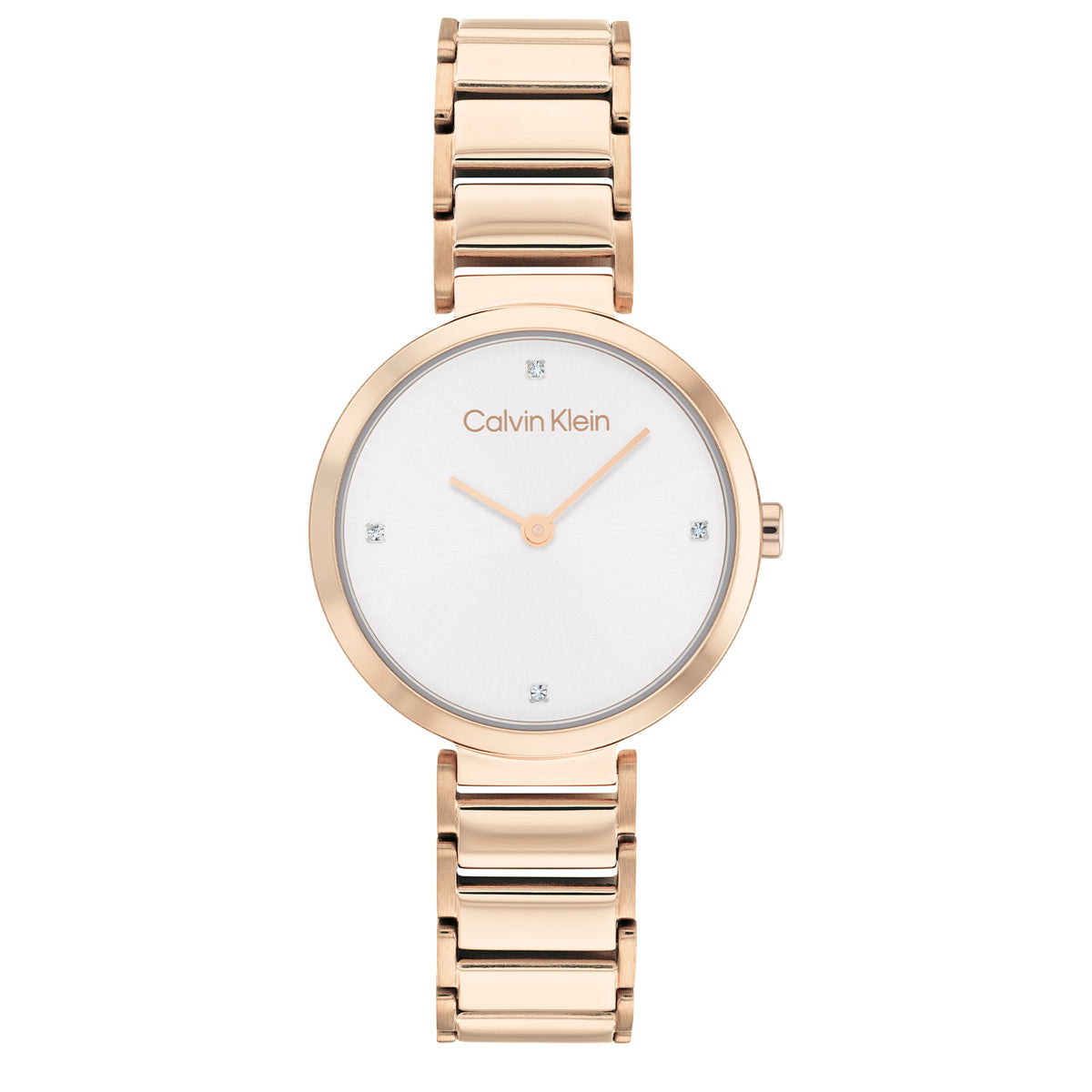 Calvin Klein Dames Horloge CK25200140 28 mm Rosékleurig