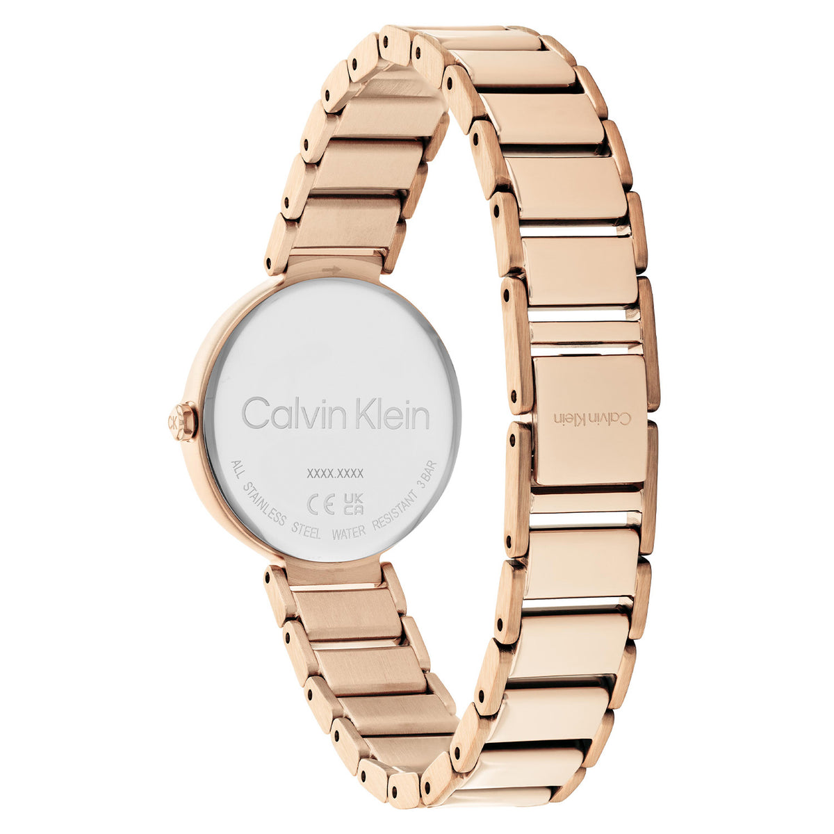 Calvin Klein Dames Horloge CK25200140 28 mm Rosékleurig