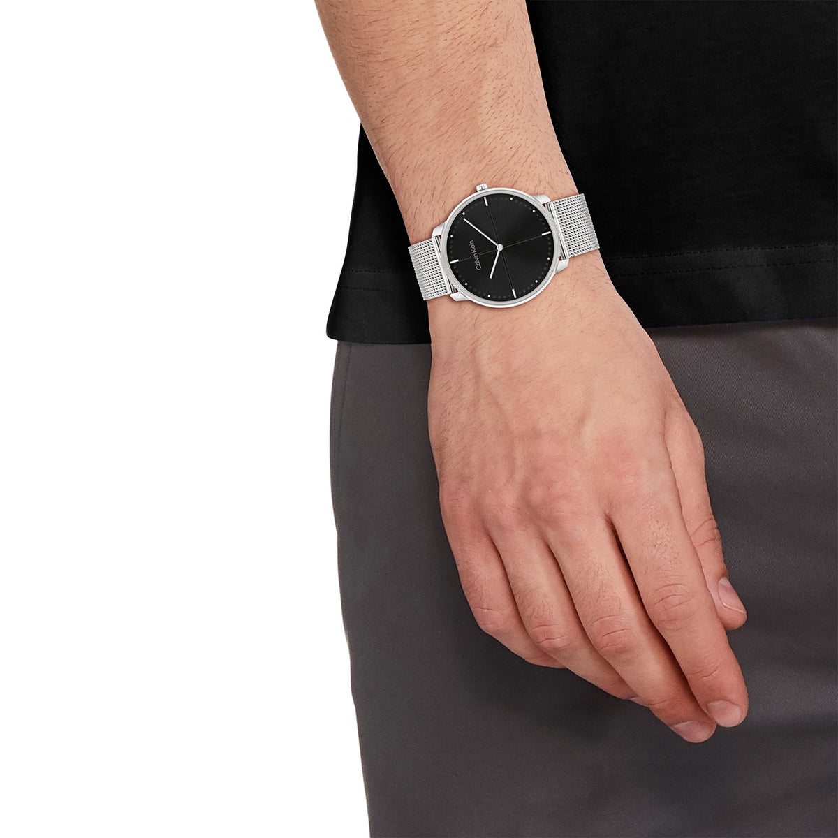 Calvin Klein Heren Horloge CK25200152 40 mm Zilverkleurig