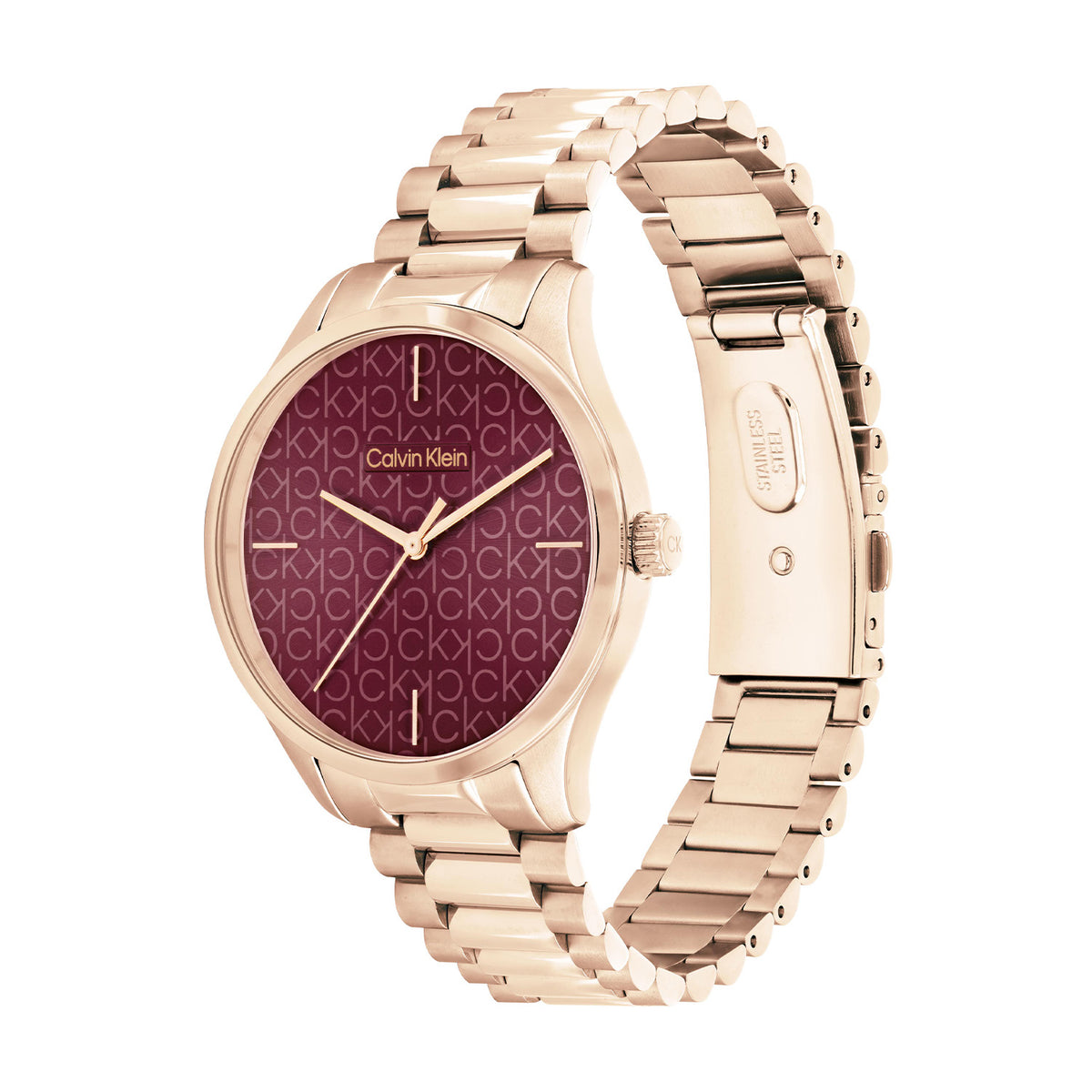 Calvin Klein Dames Horloge CK25200169 35 mm Rosékleurig