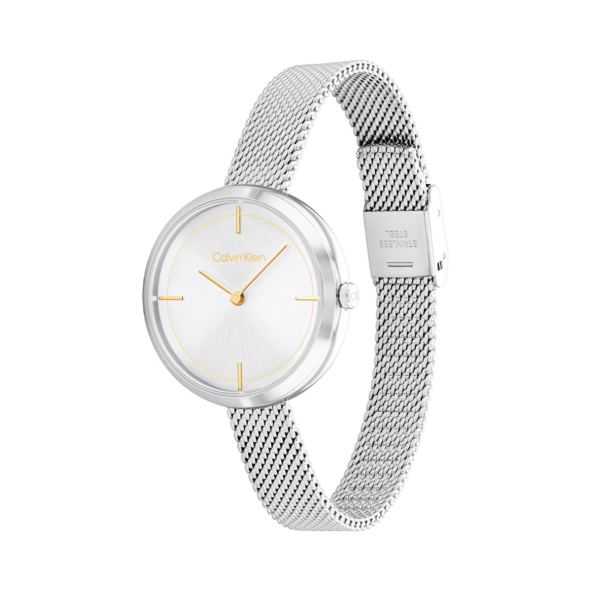 Calvin Klein Dames Horloge CK25200184 30 mm Zilverkleurig