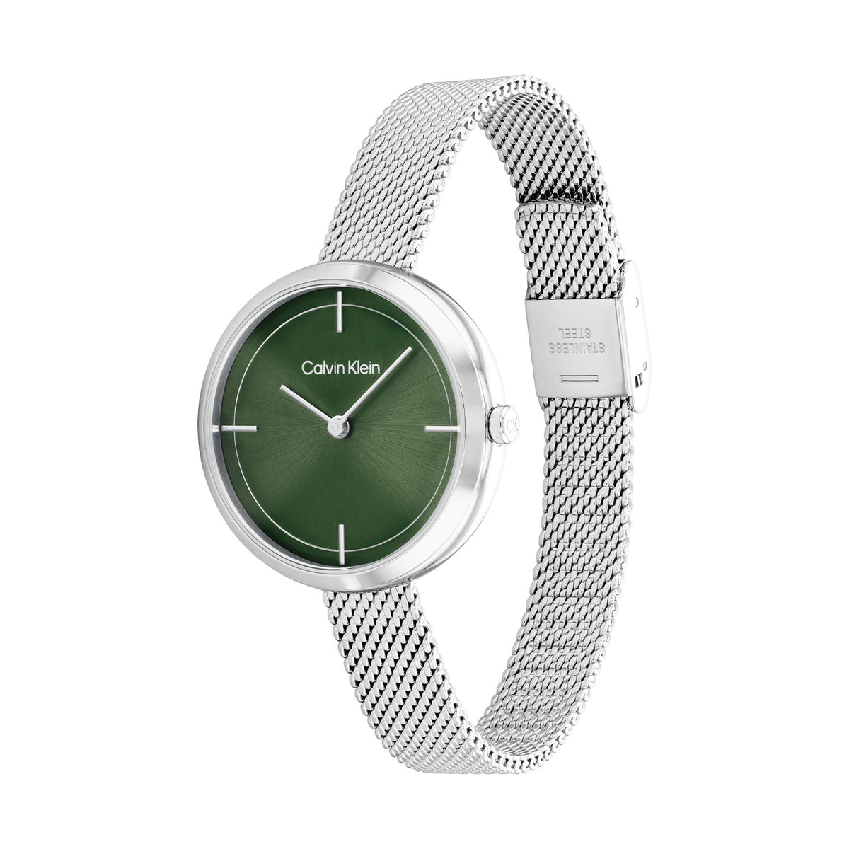 Calvin Klein Dames Horloge CK25200185 30 mm Zilverkleurig
