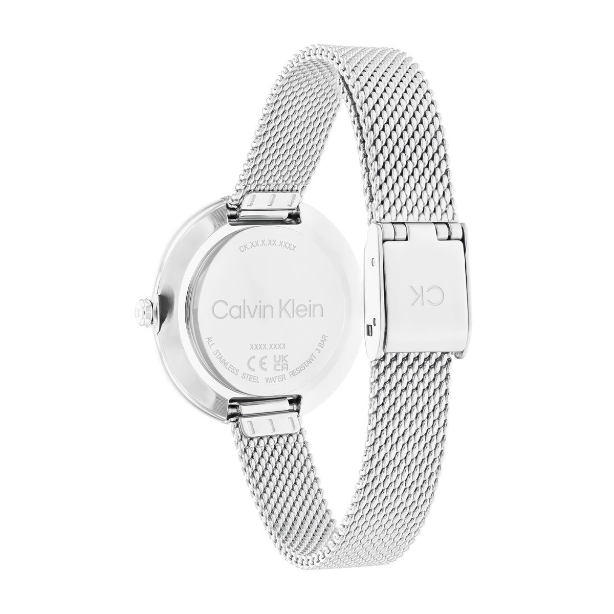 Calvin Klein Dames Horloge CK25200185 30 mm Zilverkleurig