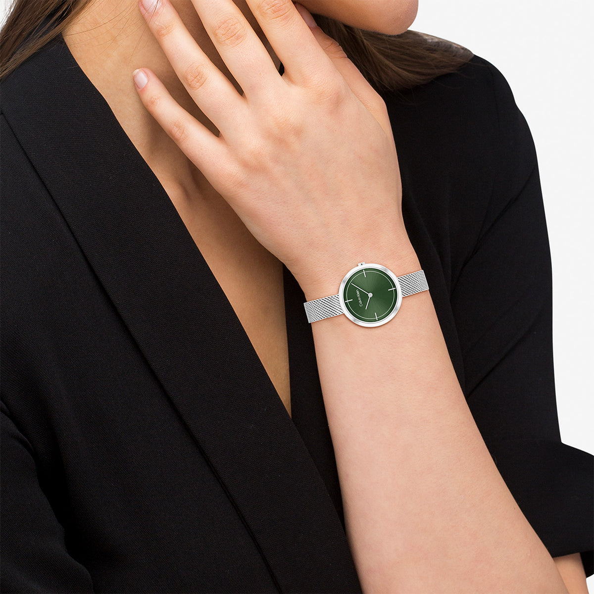 Calvin Klein Dames Horloge CK25200185 30 mm Zilverkleurig