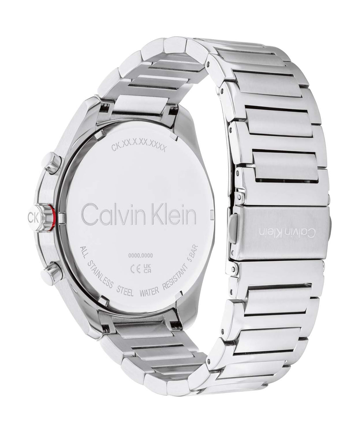 Calvin Klein Heren Horloge CK25200264 45 mm Zilverkleurig