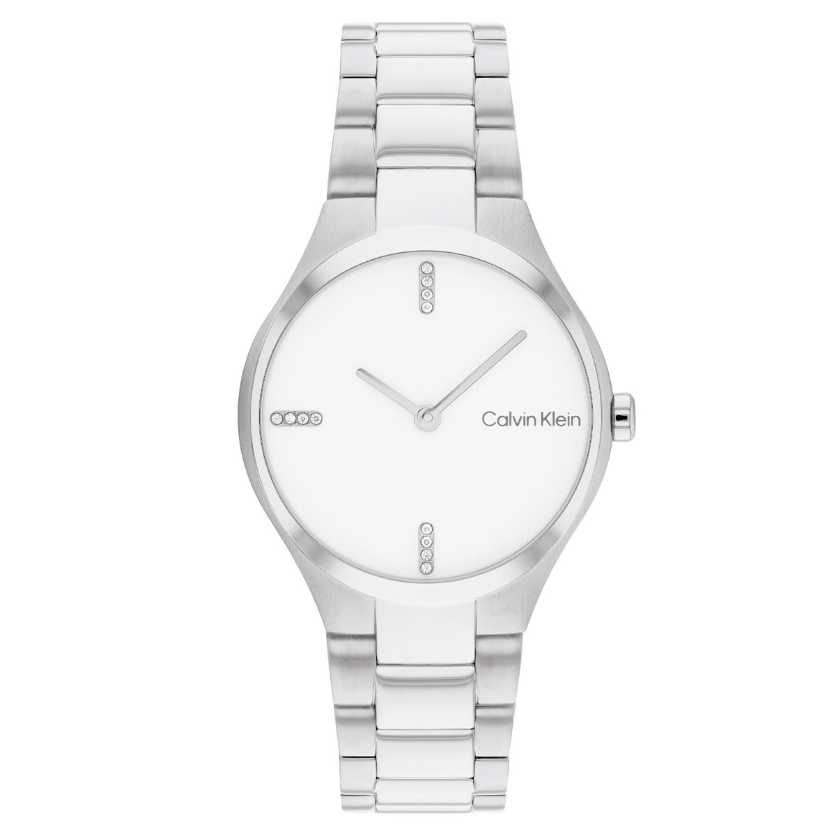 Calvin Klein Dames Horloge CK25200332 30 mm Zilverkleurig