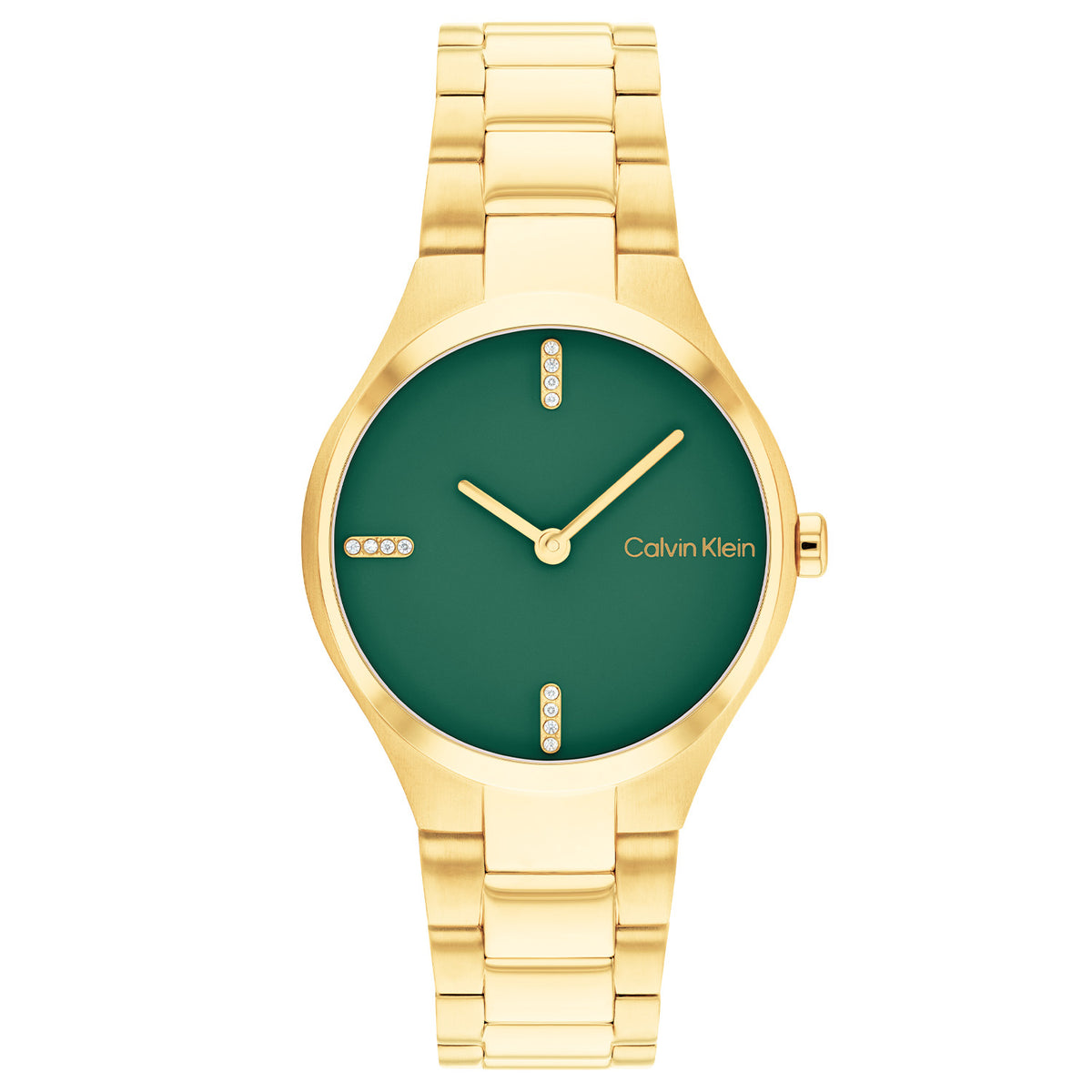 Calvin Klein Dames Horloge CK25200333 30 mm Goudkleurig