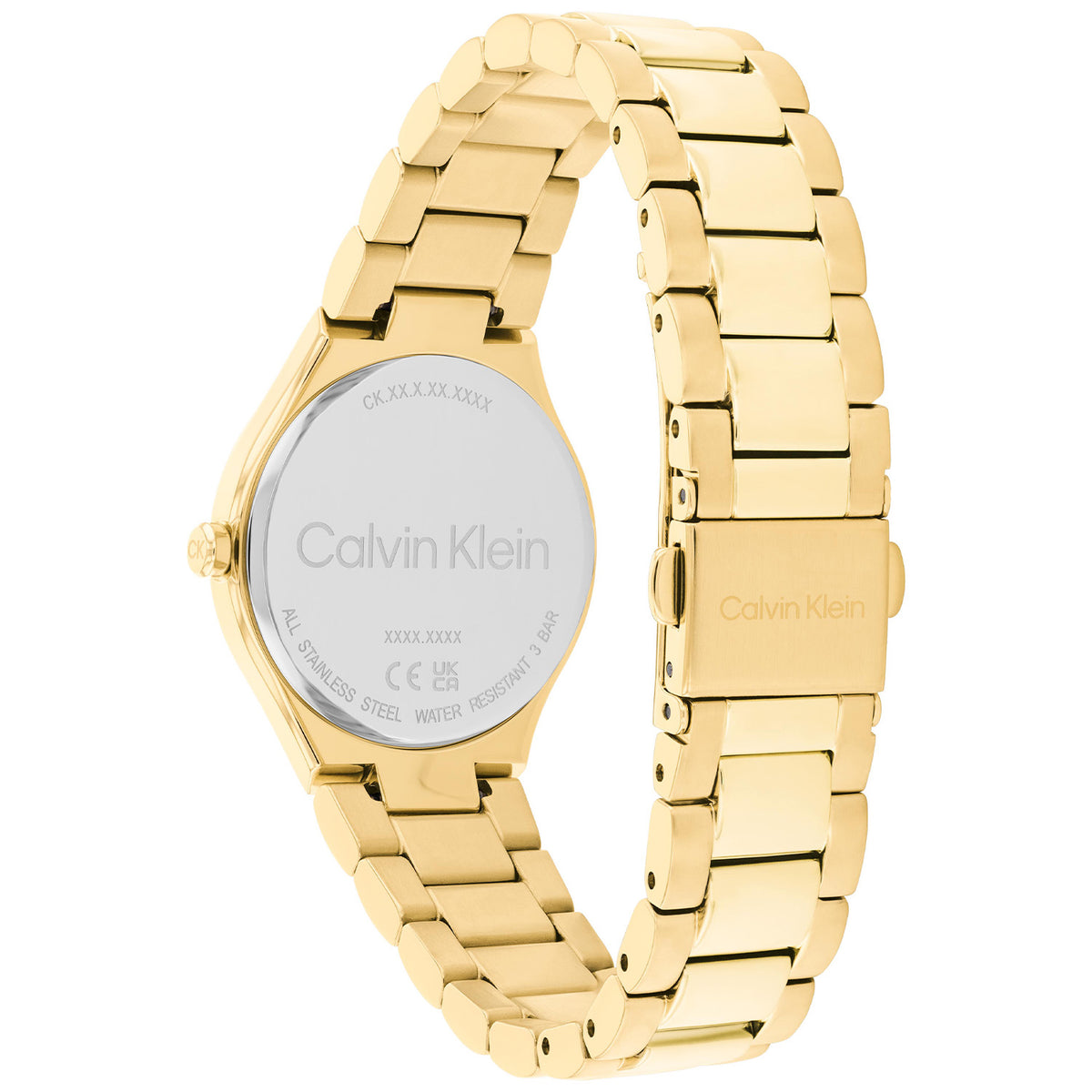 Calvin Klein Dames Horloge CK25200333 30 mm Goudkleurig