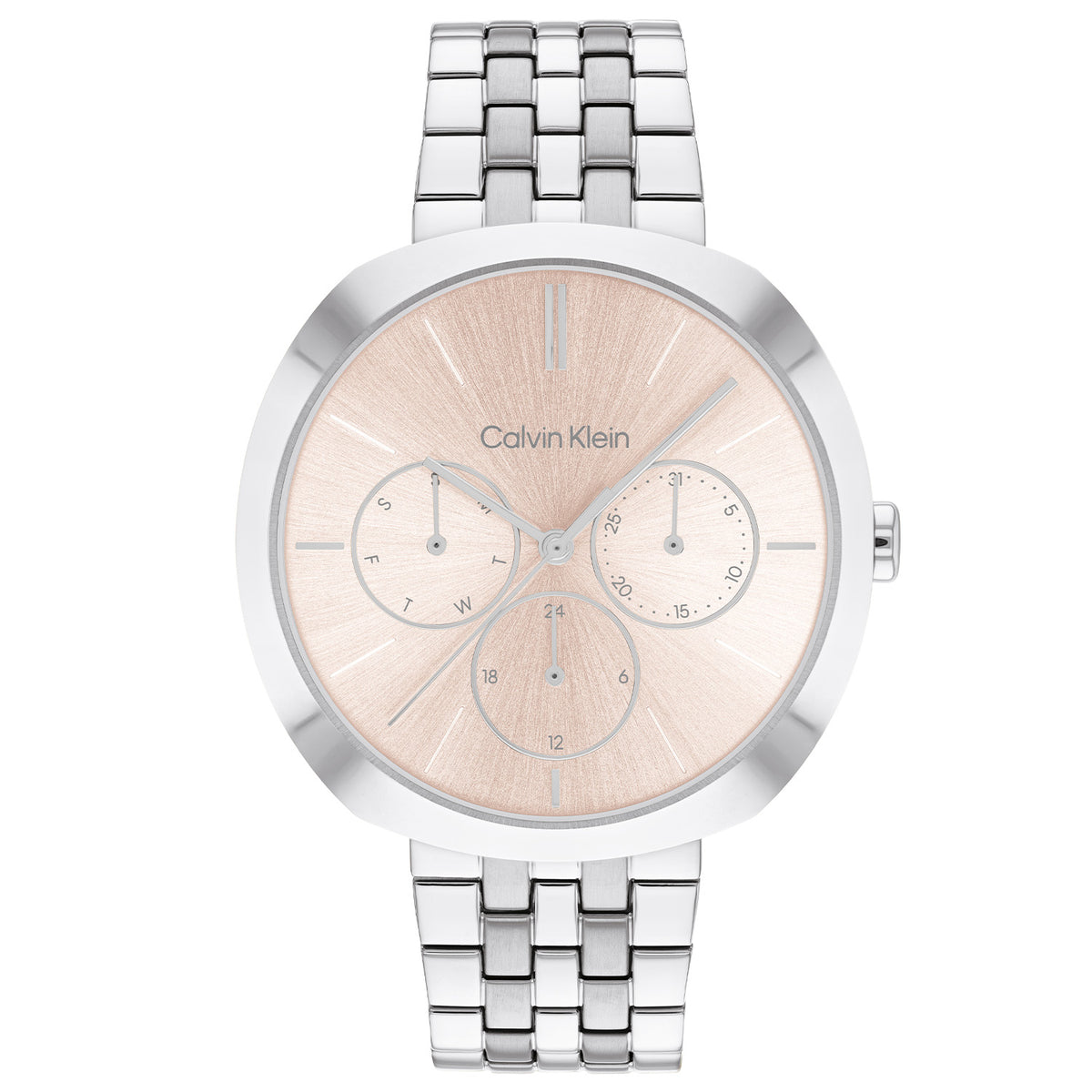 Calvin Klein Dames Horloge CK25200335 38 mm Zilverkleurig