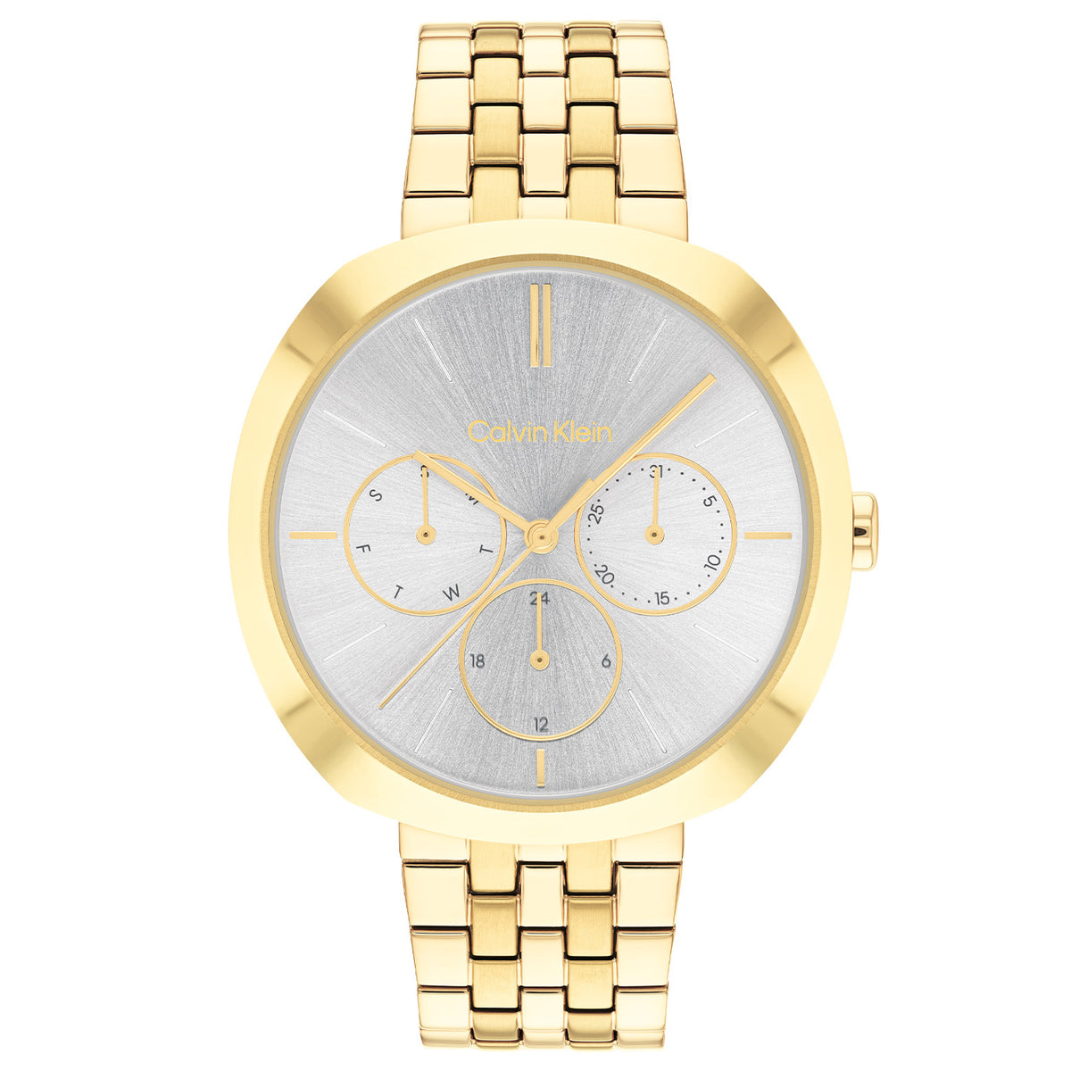 Calvin Klein Dames Horloge CK25200336 38 mm Goudkleurig