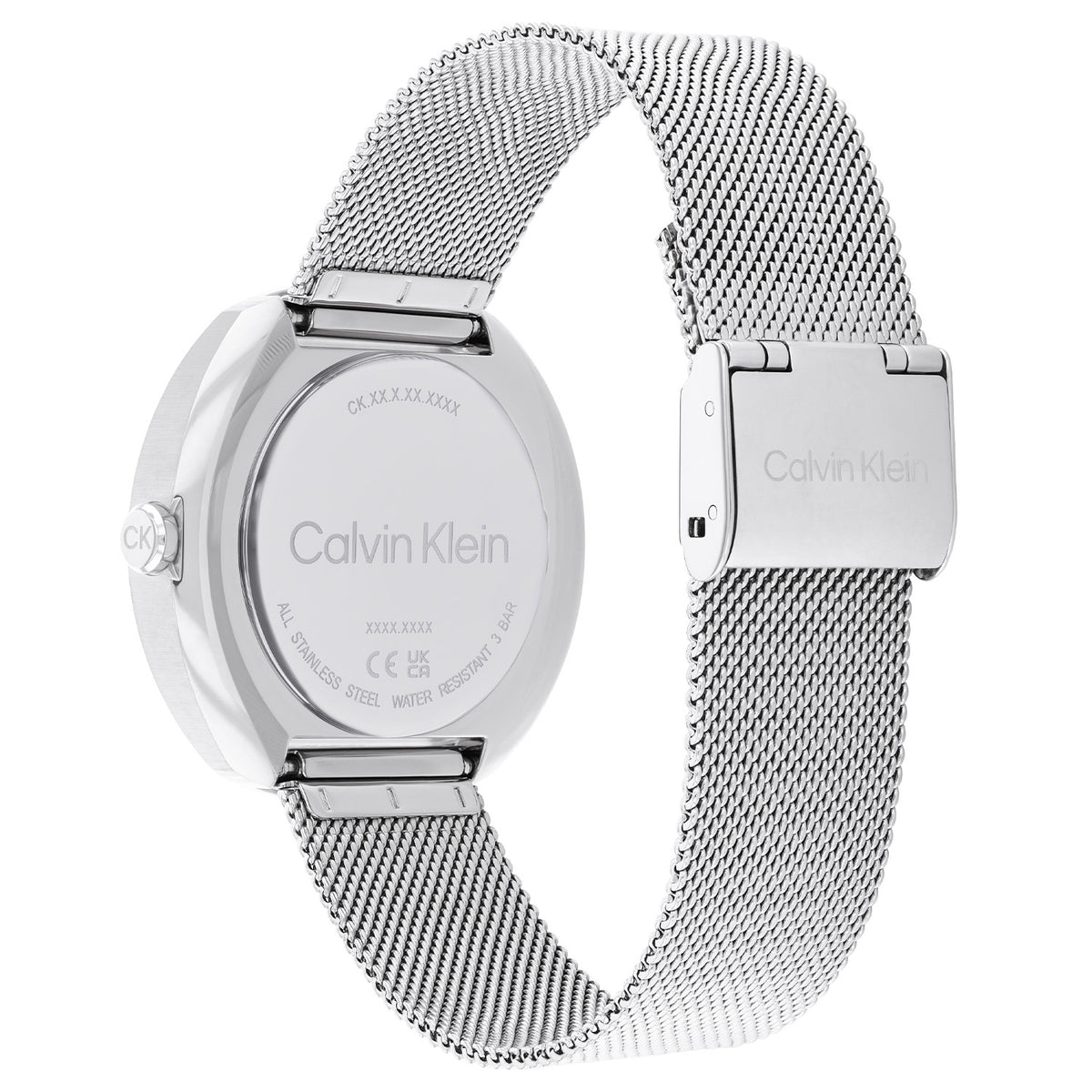 Calvin Klein Dames Horloge CK25200338 38 mm Zilverkleurig