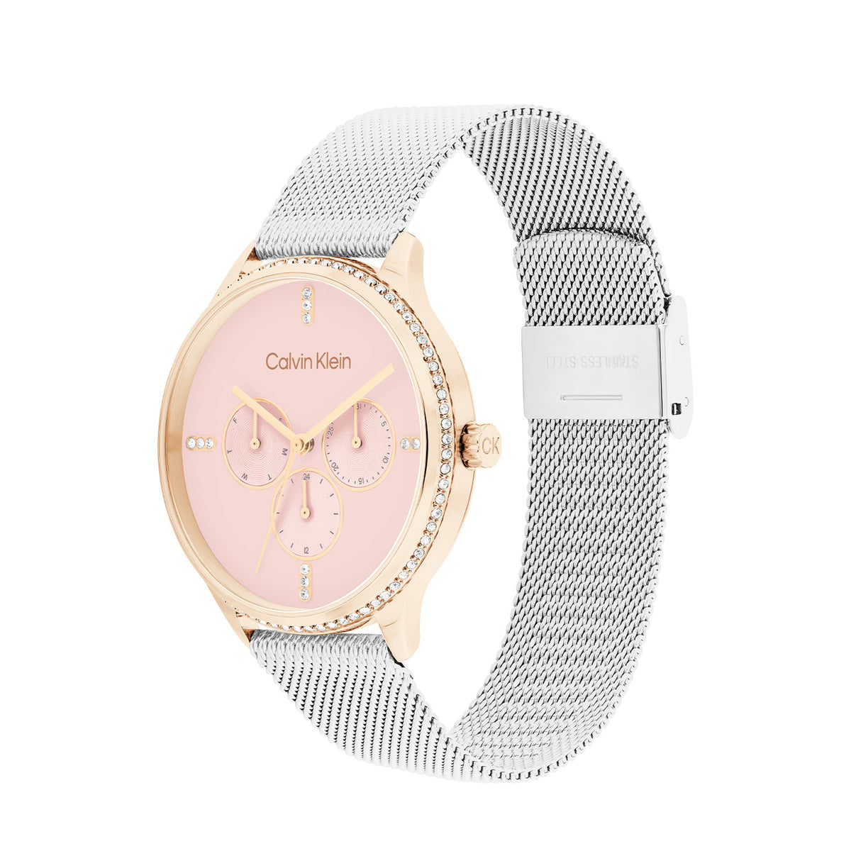 Calvin Klein Dames Horloge CK25200374 38 mm Zilverkleurig