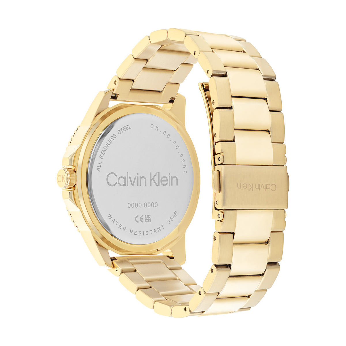Calvin Klein Heren Horloge CK25200383 44 mm Goudkleurig