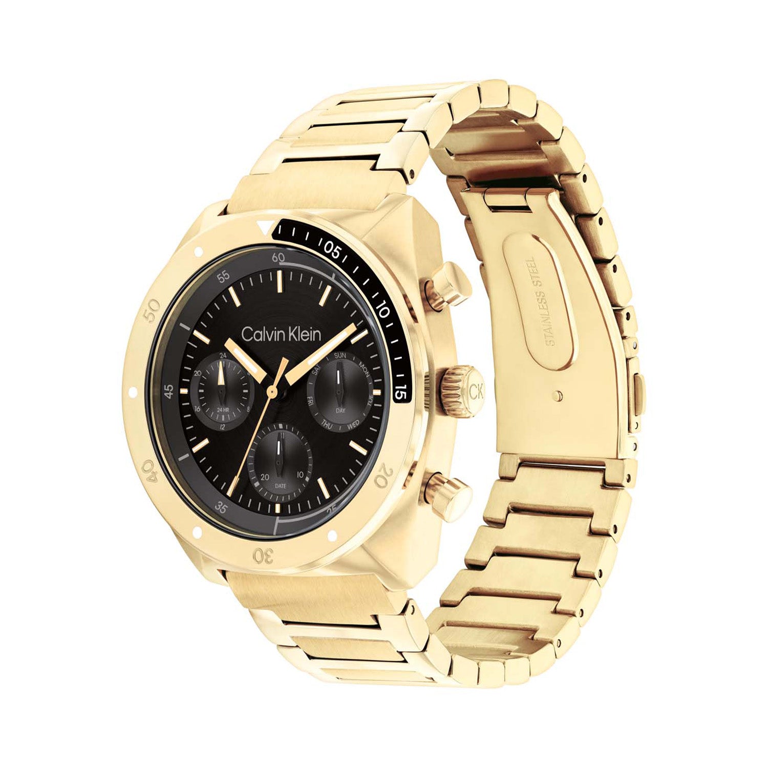 Calvin Klein Herenhorloge CK25200465 Goudkleurig 42 mm