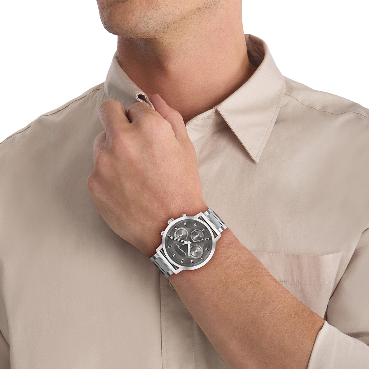 Calvin Klein Herenhorloge CK25200493 Grijs 41 mm