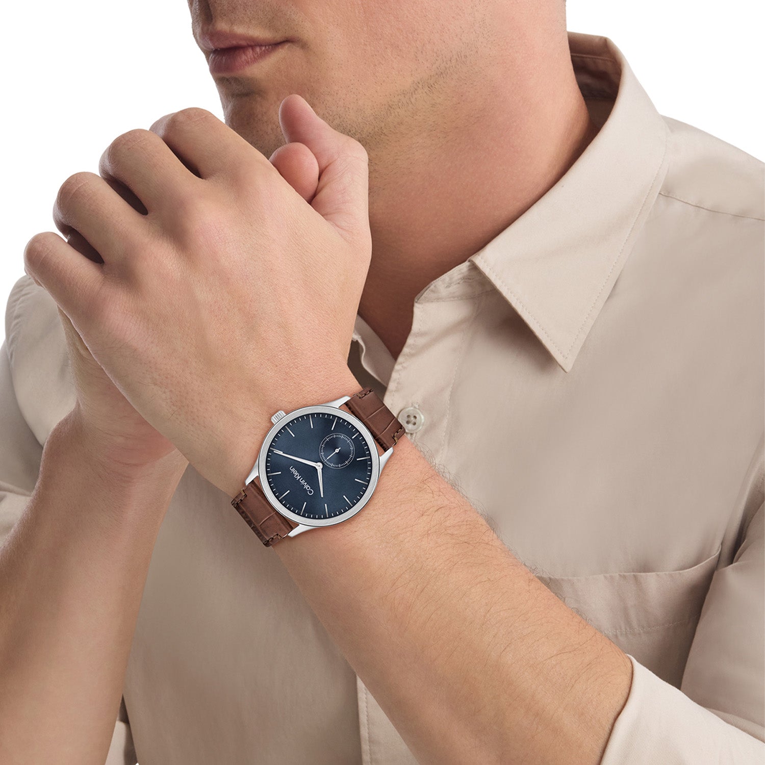 Calvin Klein Herenhorloge CK25200552 Zilverkleurig 42 mm