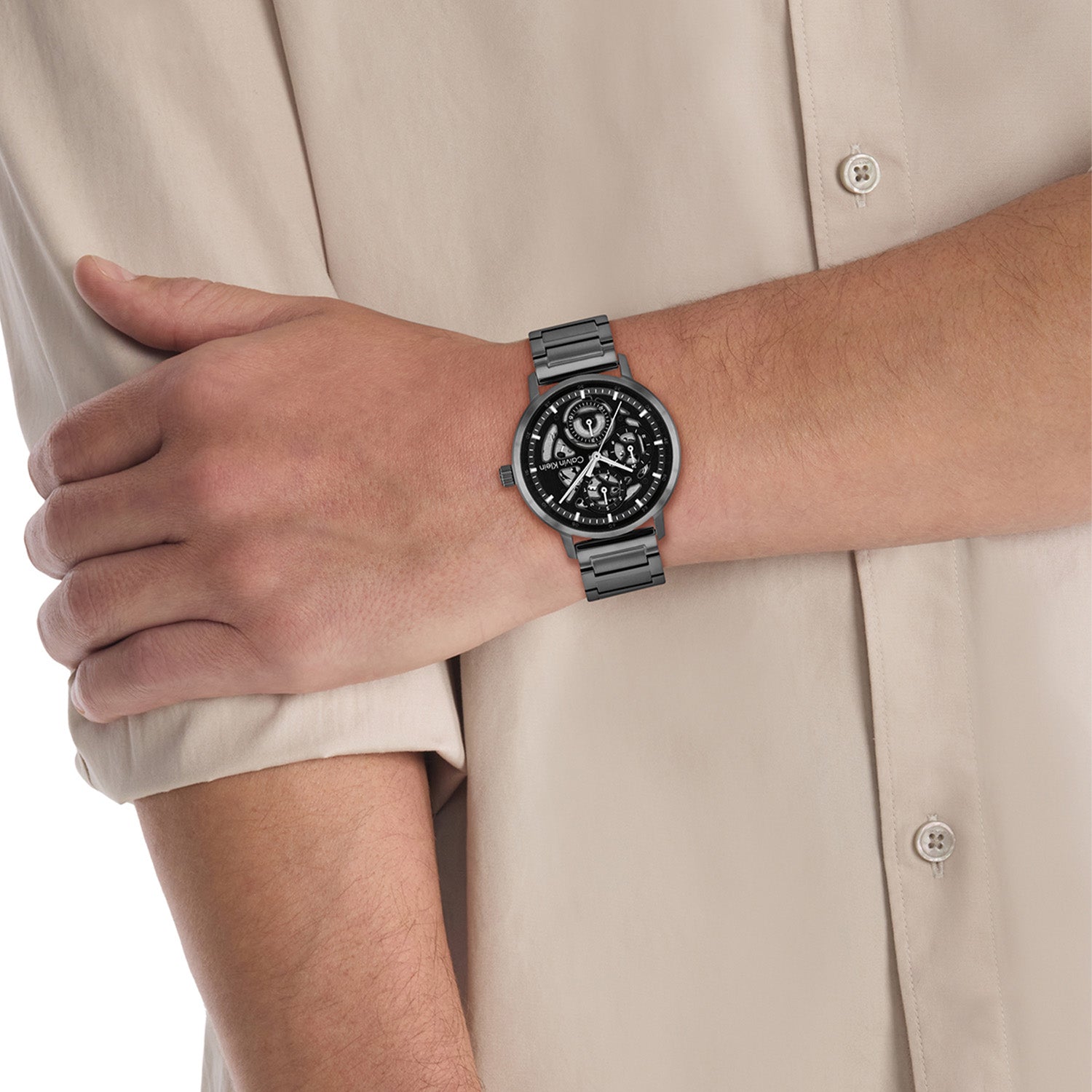 Calvin Klein Herenhorloge CK25200563 Grijs 41 mm