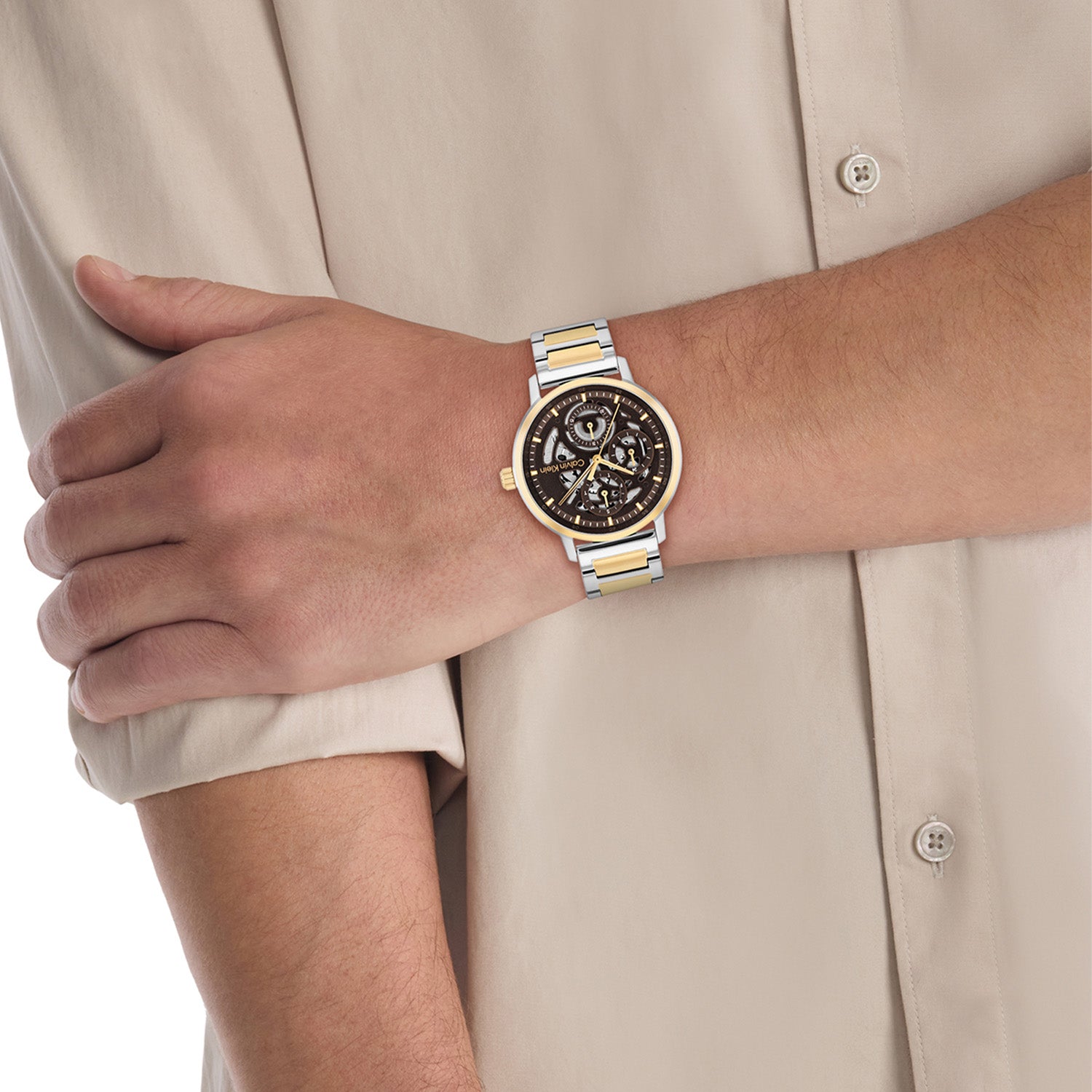 Calvin Klein Herenhorloge CK25200564 Zilverkleurig 41 mm