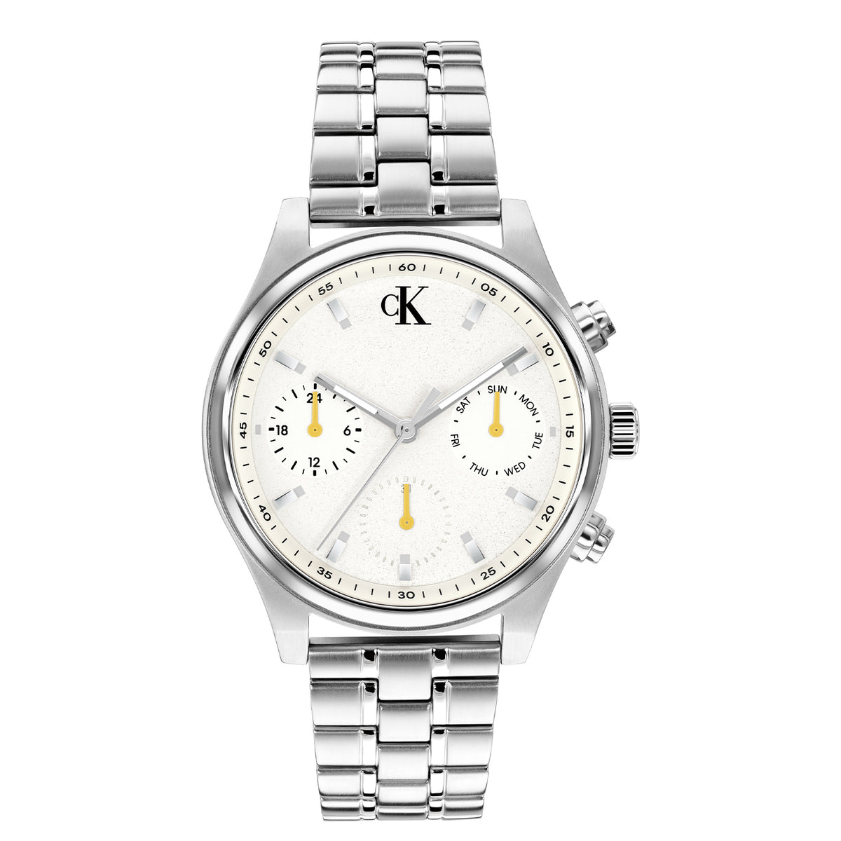Calvin Klein Dames Horloge CK25200593 38 mm Zilverkleurig