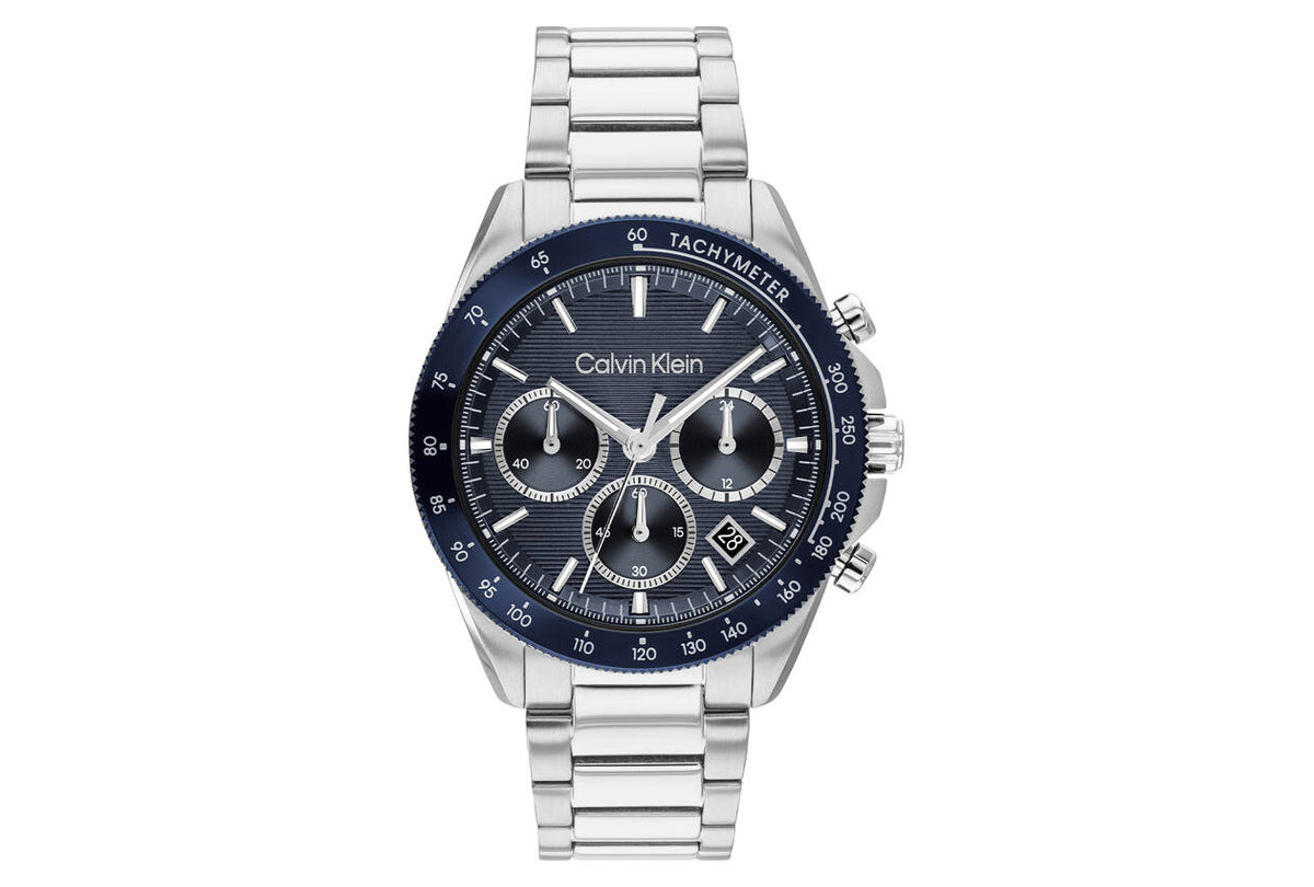 Calvin Klein Heren Horloge CK25200607 40 mm Zilverkleurig
